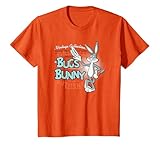 Looney Tunes Vintage Bugs Bunny Camiseta, Niños, Naranja, 6 años