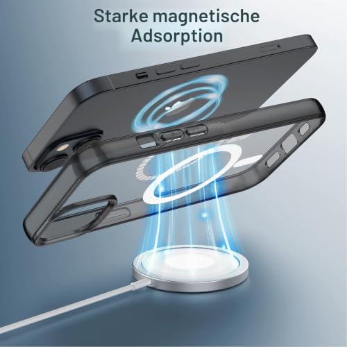 JETech Magnetische Hülle für iPhone 13 mini, Schwarz – Ansicht 3