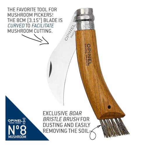 Opinel Pilzmesser Länge geöffnet, Wood, Braun, 20.0 cm, 254148 – Ansicht 3
