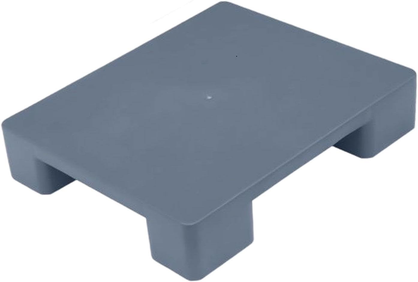 Basement Pallet Waterproof Storage Pad Wear Resistant Floor Pallet for Kitchen Garage Supermarket 15.75x15.75x4.53 inch- Gray