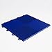 MODUTILE Outdoor Basketball Half Court Kit 20ft x 24ft -Lines and Edges Included-Made in The USA (Blue/Gray)
