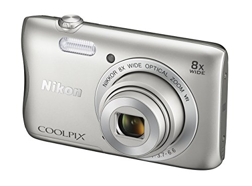 Nikon Coolpix S3700 Digital Camera With 8X Optical Zoom And Built-In Wi-Fi (Silver) #TOP3