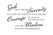 God grant me the serenity to accept things I can not change, the courage to change things i can, and the wisdom to know the difference serenity prayer Wall Art Vinyl Lettering Decal Sticker Saying