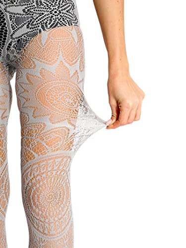 Image of HONENNA Patterned Fishnets Tights Black Pantyhose Stockings for Women, 1-6 Pairs