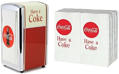 TableCraft Coca-Cola / Coke "Have a Coke" Napkin Dispenser / Holder with Napkins