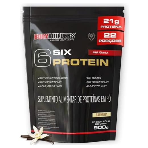 6 Six Protein - 900g Refil Baunilha - BodyBuilders, Bodybuilders