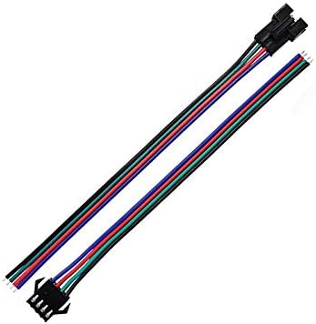 Davitu Electrical Equipments Supplies - 5-100pairs 2 3 4 5 pin SM Male & female jst Connector 2PIN 3pin 4pin 5pin Wire cable pigtail Plug LED Strip - (Package: 100 pairs, Pins: 5pin connector)