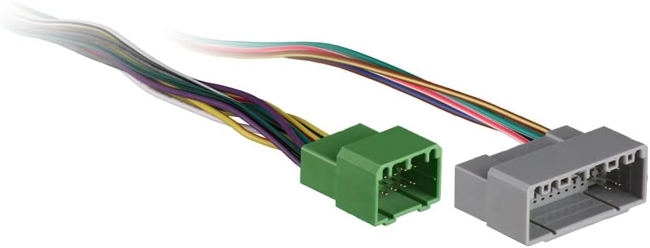 Metra Electronics 70-7305 Amplifier Bypass Wiring Harness for 2010-Up Select Hyundai/Kia Vehicles, Multi Color