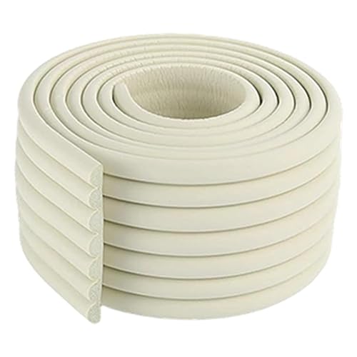 FytStycale Protection de bord, profilé de bordure de 2 m de long pour marches, blanc, pour intérieur, résidences étudiantes, Blanc