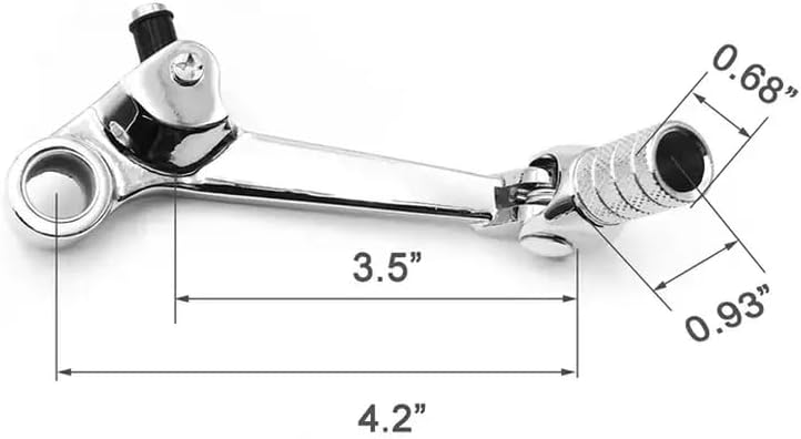 Chrome Folding Gear Shift Pedal Lever Compatible With 1999 2006 CBR 600 F4 CBR600