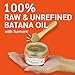 Well's Oil Pure Batana Oil with Turmeric Extract | 100% Natural & Unrefined | Cold-Pressed in Honduras | Nourishes & Conditions Hair | Suitable for All Hair Types (4.23 oz / 119 g)