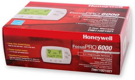 FocusPro Programmable, 1H/1C, Large Display Thermostat