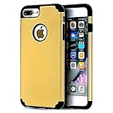 CaseHQ Compatible for Apple iPhone 7 Plus,iPhone 8 Plus, 5.5 Inch Case 2 Layer Hybrid Hard PC Cover