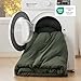 Bedsure Queen Comforter Set, Dark Green Soft Prewashed Bedding for All Seasons, 3 Pieces GentleSoft™ Bed Set, 1 Lightweight Comforter (90