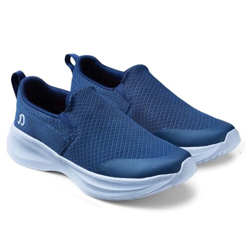 Image of DOCTOR EXTRA SOFT Men's Running & Walking Shoes| Lightweight Comfortable Slip-On Sports Sneakers, Memory Foam Cushion, Breathable Mesh, Anti-Slip Flexible Gym Training Gents Boys D-2011
