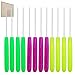 Antallcky 12 Pack Sugar Stir Needle Scriber Needle Modelling Tool, DIY Baking Pin Whisk Stainless Steel Needle Biscuit Cookie Icing Pin Icing Sugarcraft Cake Decorating