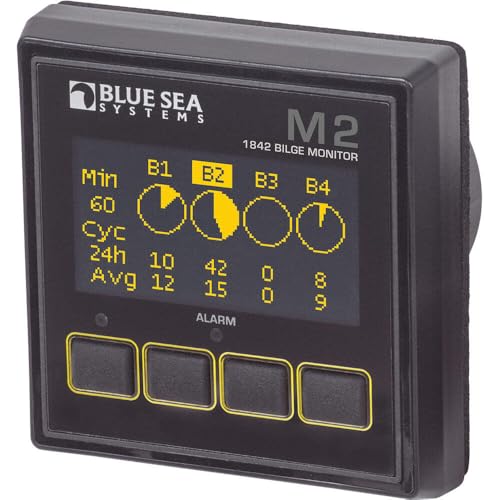Blue Sea Systems 1842 Monitor M2 OLED Bilge Monitor boating electrical equipment
