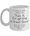 Funny Gift for Great Dane Lover Owner Coffee Mug A Wise Woman Once Said Fck It, I'm Getting a Great Dane And She Lived Happily Ever After Hilarious Saying Gag Black Text Mug For Dog Lady
