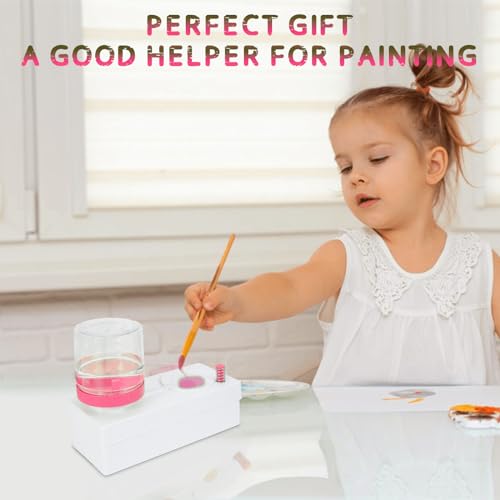 Kairsya Limpador de pincel de tinta e limpador de pincel de maquiagem com limpador de pincel de tint