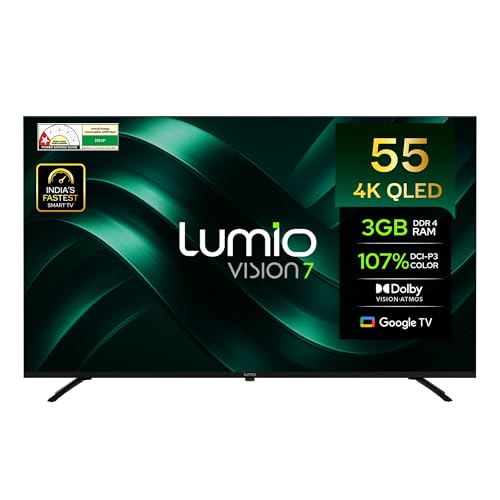 Image of Lumio Vision 7 139 cm (55 inches) 4K Ultra-HD Smart QLED Google TV FTW3-ADSG