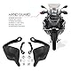 Anxin Motorrad Handschützer ABS Kunststoff Handschützer S1000XR F800GS R1200GS R1200GS LC 2013-2018 R1250GS/ADV 2018 2019 Schwarz