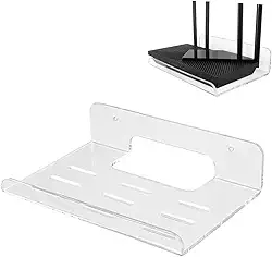 Suporte para Roteador Modem Prateleira Escritório Home Office