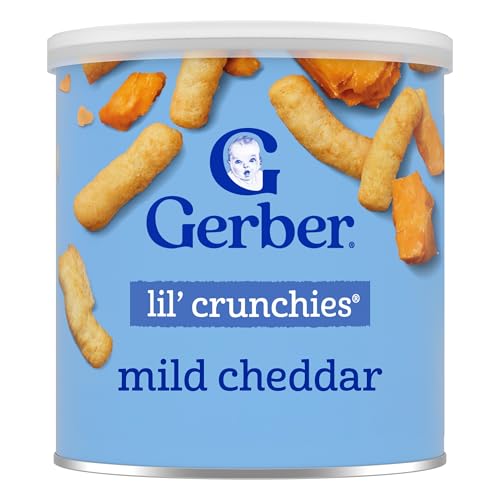Gerber Snacks for Baby Lil Crunchies, Mild Cheddar, 1.48 Oz