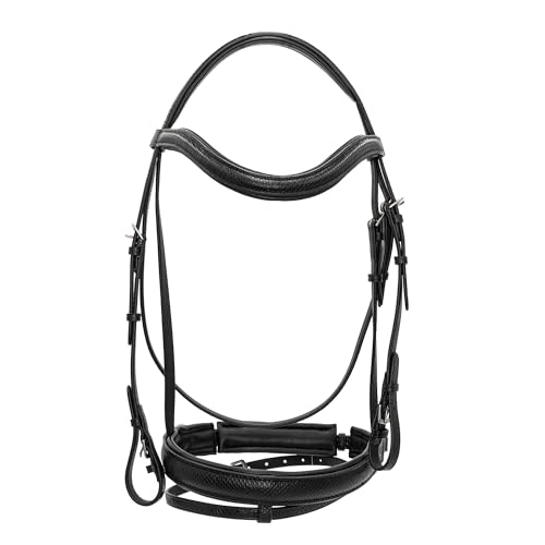 Grewal Equestrian Viper Black Bridle (Cob)