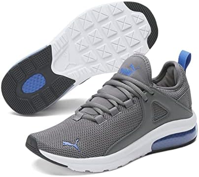 PUMA Electron 2.0 Sneaker, Castlerock-Victoria Blue Black, 5 US Unisex Big Kid | Image 4