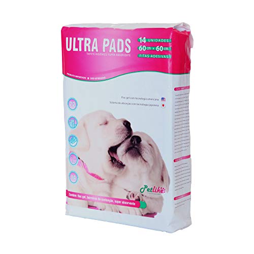PetLike - Tapete Higiênico para Cães - 60x60cm - 14und