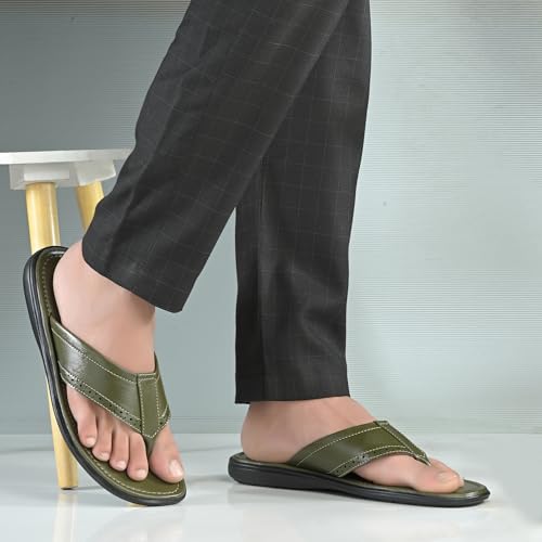 Image of Centrino Slipper for Men | Cushioned Insole for Comfort | Stylish & Durable Chappal for Boys & Men| Perfect for Beach (6802)