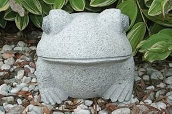 コモモ°・*:. カエルの石像^^ 楽天市場】カエルの石像 Mサイズ 30cm コンクリート製 蛙の石像