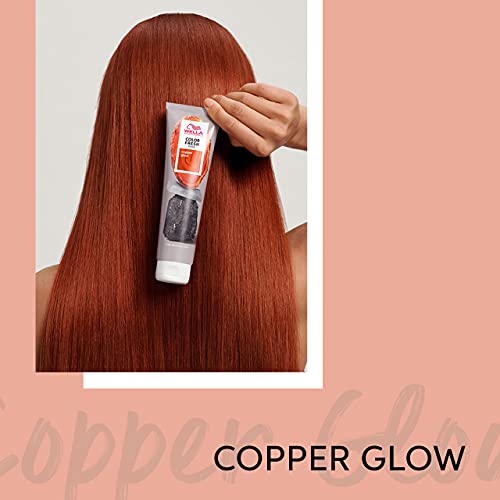 Wella Professionals Color Fresh Mask Copper Glow – Haarkur zum Beleben und Verändern der Haarfarbe – pflegende Tönung mit Avocadoöl – für mittelblondes, hellbraunes und gefärbtes Haar – 150 ml