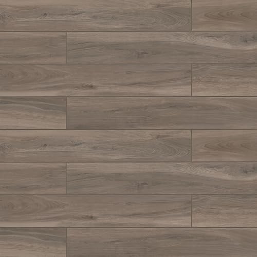 Bedrosians Refined Rectangle Honed Porcelain Tile 6 x 36, Nut (21.0 sq. ft./Case)