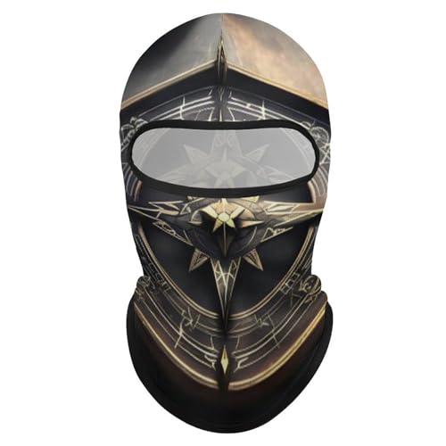Balaclava para hombre y mujer con diseño mágico y runas nórdicas, máscara facial completa para ciclismo miniatura 7