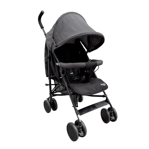 Carrinho de Bebê Hobby Preto Mescla