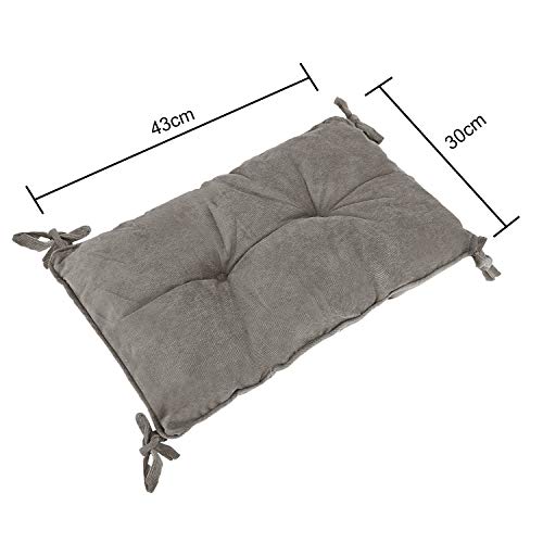 Thicken Soft Chair Cushion Lumbar Pad Square Cotton Tatami Seat Cushion With Tie Non Slip Seat Pad Cover Back Cushion For Car Home Office Dining Room Indoor Outdoor Kitchen Outside Desk Cushion Pillow #TOP2