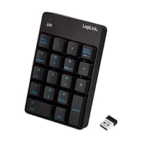 LogiLink Kabelloses Keypad Ziffernblock 18 Tasten, Black – Ansicht 3