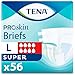 TENA ProSkin Unisex Adult Diapers with Tabs, Maximum Absorbency, Large, 56 ct