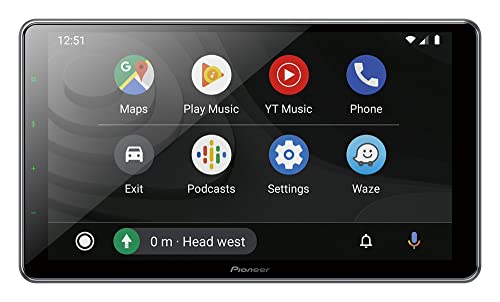 Pioneer Dmh-Wt86Nex 1-Din 10.1" Car Stereo, Wired And Wireless Apple Carplay/Android Auto, Adjustable Angle Floating Touchscreen, Maestro & Siriusxm Ready, Hd Radio, Bluetooth, Hi-Res Audio Usb Input #TOP1