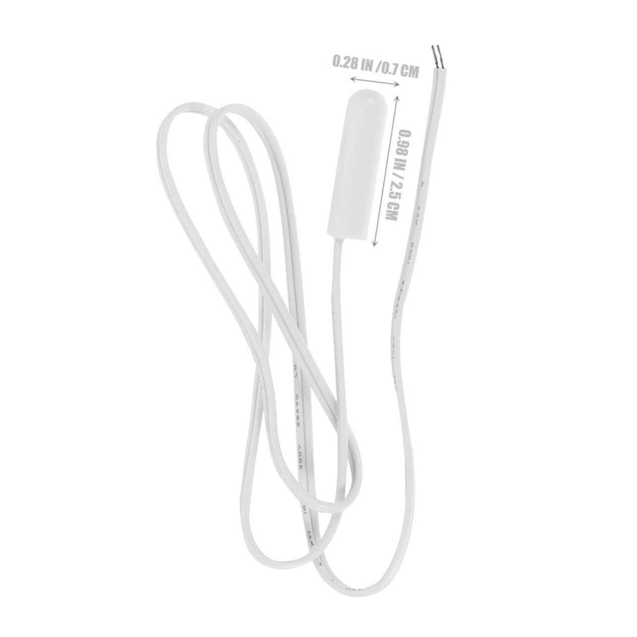 Ciieeo 2pcs Refrigerator Temperature Probe Replacement Parts Accurate Sensor for Fridge and Freezer Monitoring Easy Installation Compatible with Various Refrigeration Units