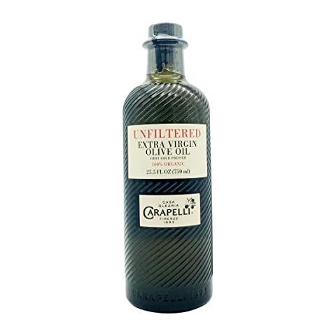 Carapelli, Organic Unfiltered Extra Virgin Olive Oil, 25.2 fl oz Cover