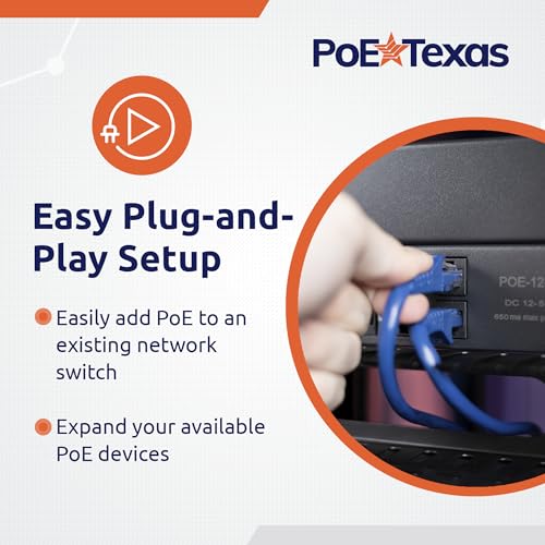 Injecteur PoE 12 ports pour alimenter douze peripheriques avec un seul cable