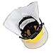 Fire Rescue Helmet Flame Retardant, Adjustable Shock Resistant, Full Head for Fire Fighters, Outdoor Emergency Rescue, ABS Plastic, Aluminum Foil