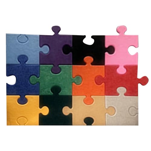 Puzzle 3D Arc-en- Cuadro de Fieltro creativo y lindo, decoración de la pared y del suelo, Puzzle tridimensional | de Juego Suave, Lavable y absorbente para Salón de estar