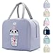 Sac Déjeuner,Sacs à Lunch isolés,Sac à Lunch Étanche,Pliable Lunch Bag,Petit Sac Isotherme,sac à lunch portable pour Travail/ Ecole /Plage/Pique-Nique,sac repas portable