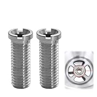 2 Stück Hohlschraube Spüle,Hohlschraube für Siebkorbventile,M12 x 25 mm Edelstahl Hohlschraube Spüle,25mm Waschbecken Schrauben,Geeignet für Küchenspülen Siebkorbspülen Spülbecken Zubehör Silbrig