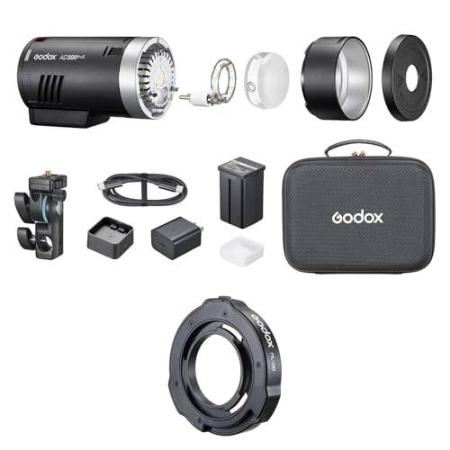Godox AD300ProII ���m�u���b�N�t���b�V�� 300W HSS TTL �X�g���{ 2025�N AD300Pro ���m�u���b�N�X�g���{ �V�^ �K�i���������s�� ���{�������PDF Bowens�}�E���g�t��