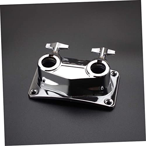 Mikinona Microphone Stand Drum Bracket Cowbell Holder Metal Accessories Accessory Stand Claw Percussion Hook Parts For Connecting Holes Clamp Tom Double Extension Mic Stand #TOP3