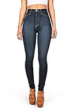 Vibrant Women’s Denim Skinny Jeans – Super Stretch High Waisted Classic Casual Slim Fit Pants VP88 DStone 3